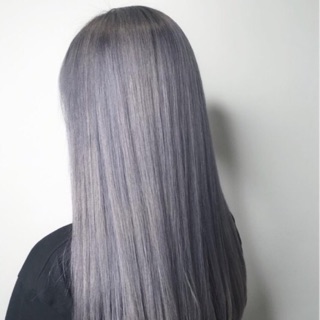 Framesi titanium abu abu grey gray silver hair color cat  