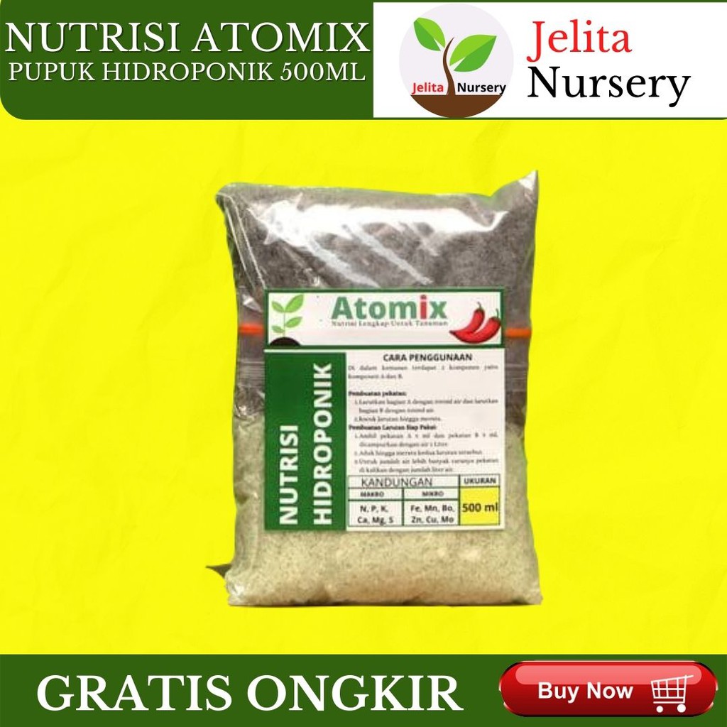Pupuk Nutrisi AB Mix Atomix Serbuk 500ml