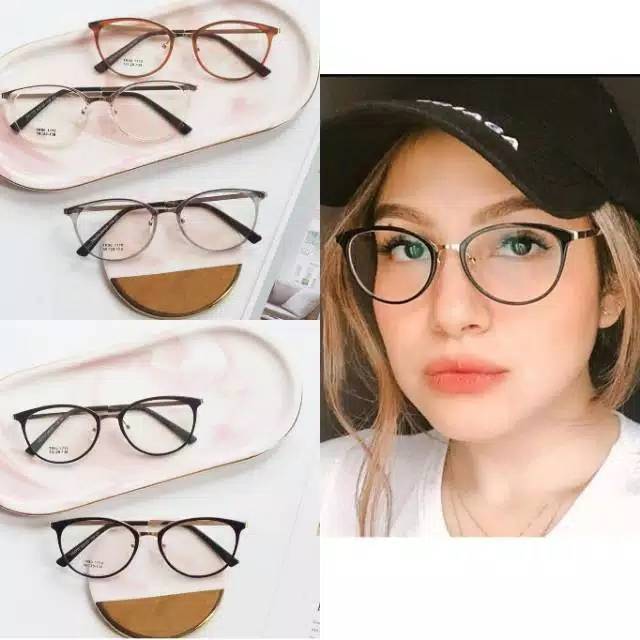 Frame kacamata photochromic blueray 1770 kacamata cat eye