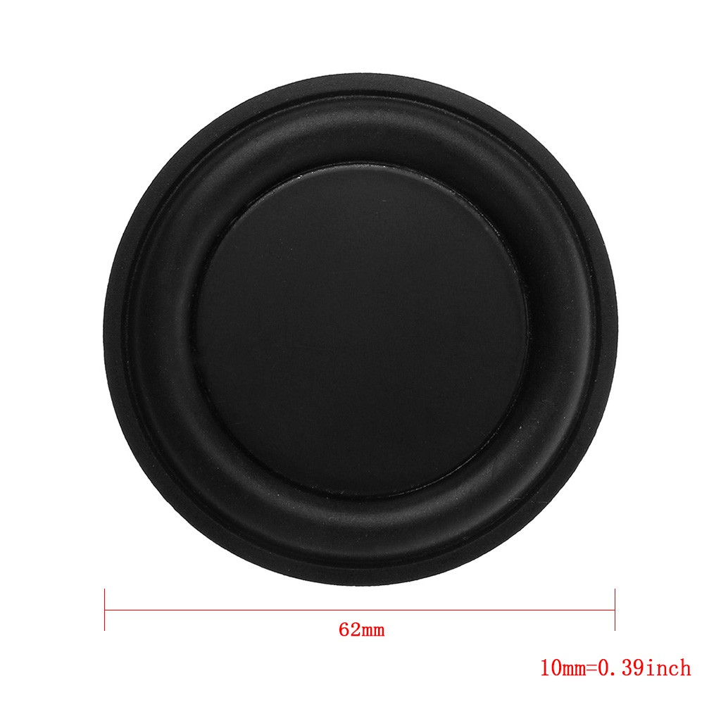 62mm Passive Radiator Subwoofer Speaker Vibration Membrane Bass Rubber Woofers