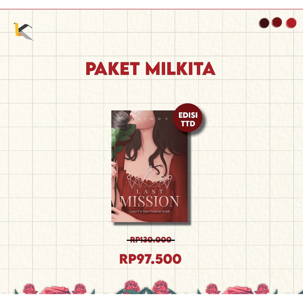 Pre Order Paket Milkita dan Gatra Novel Last Mission