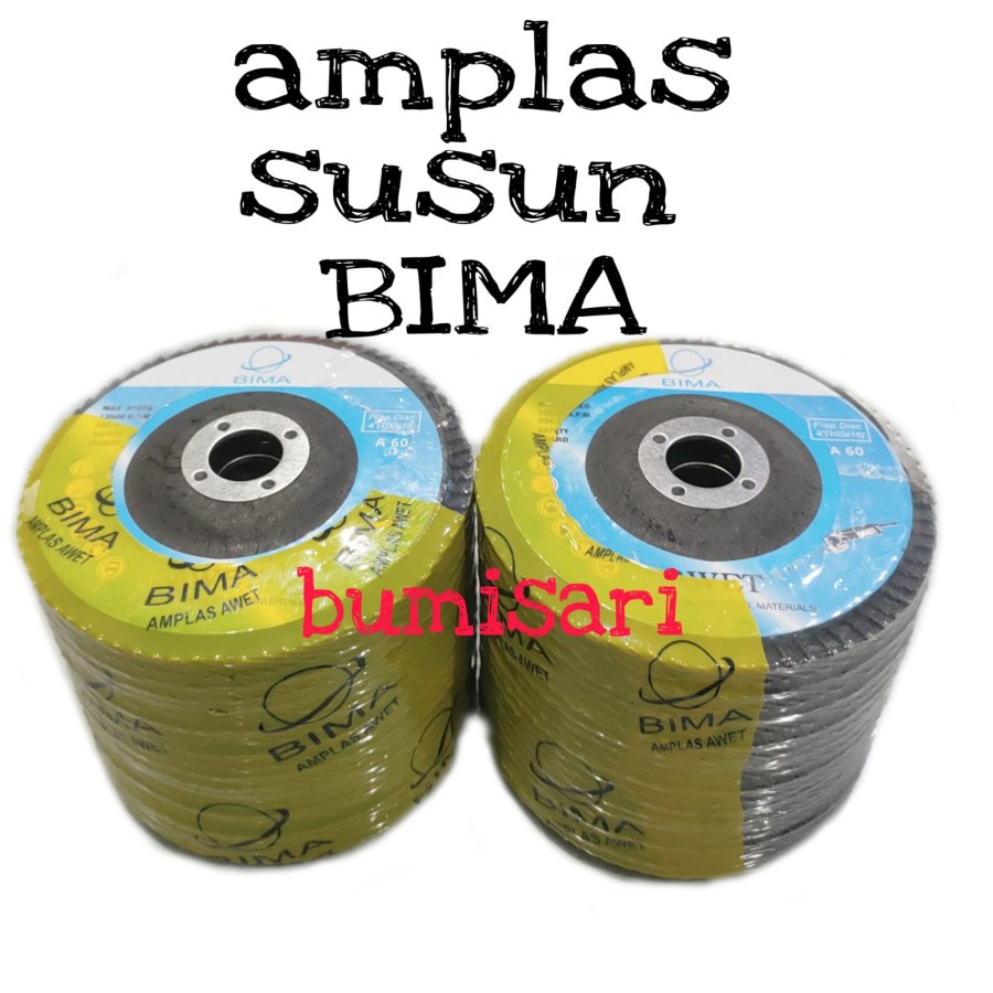 Amplas susun Bima / Flap Disc / gurinda amplas Bima