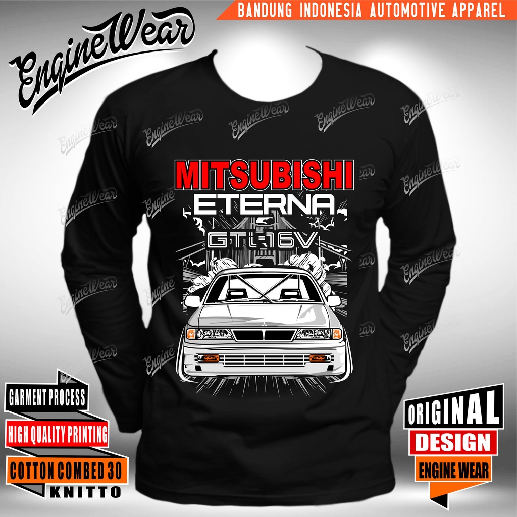 kaos eterna tshirt mitsubishi eterna baju mobil sedan kaos otomotif balap pth