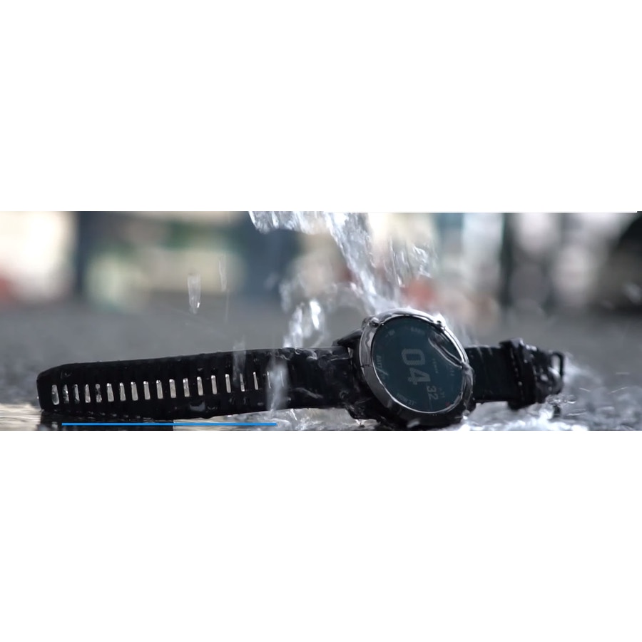 Garmin Watch Fenix 6s Silver with Black Band Sport SmartWatch - Garansi Resmi Tam 2 Tahun