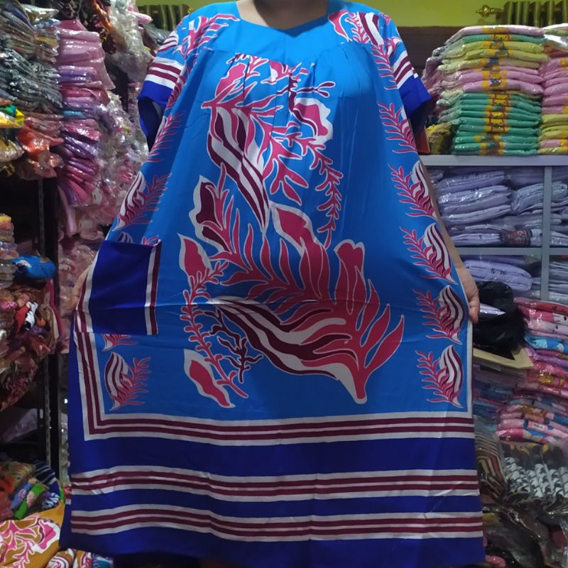 Daster batik HENGKY jumbo LD 150cm..pjg 110cm-33
