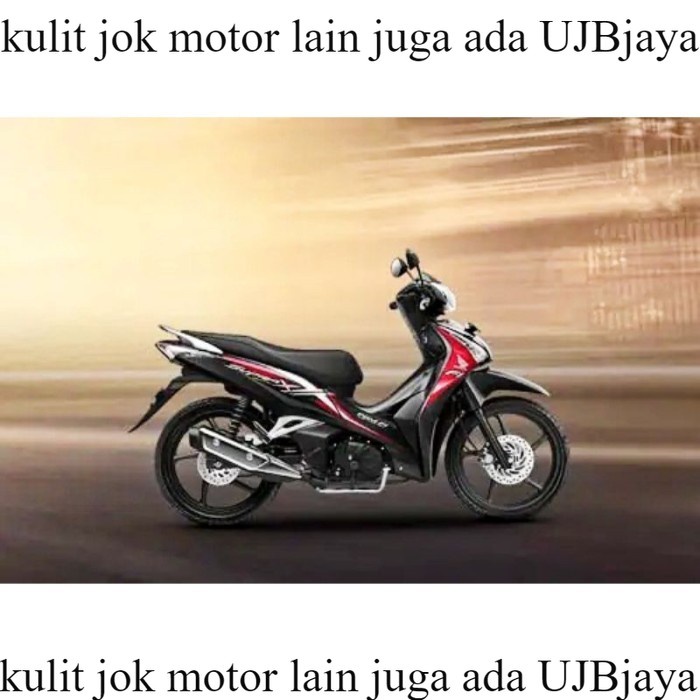 Sarung Jok Motor Supra X 125 Helm In BAHAN ORI Kulit Jok Motor Supra X 125 Helm In K8
