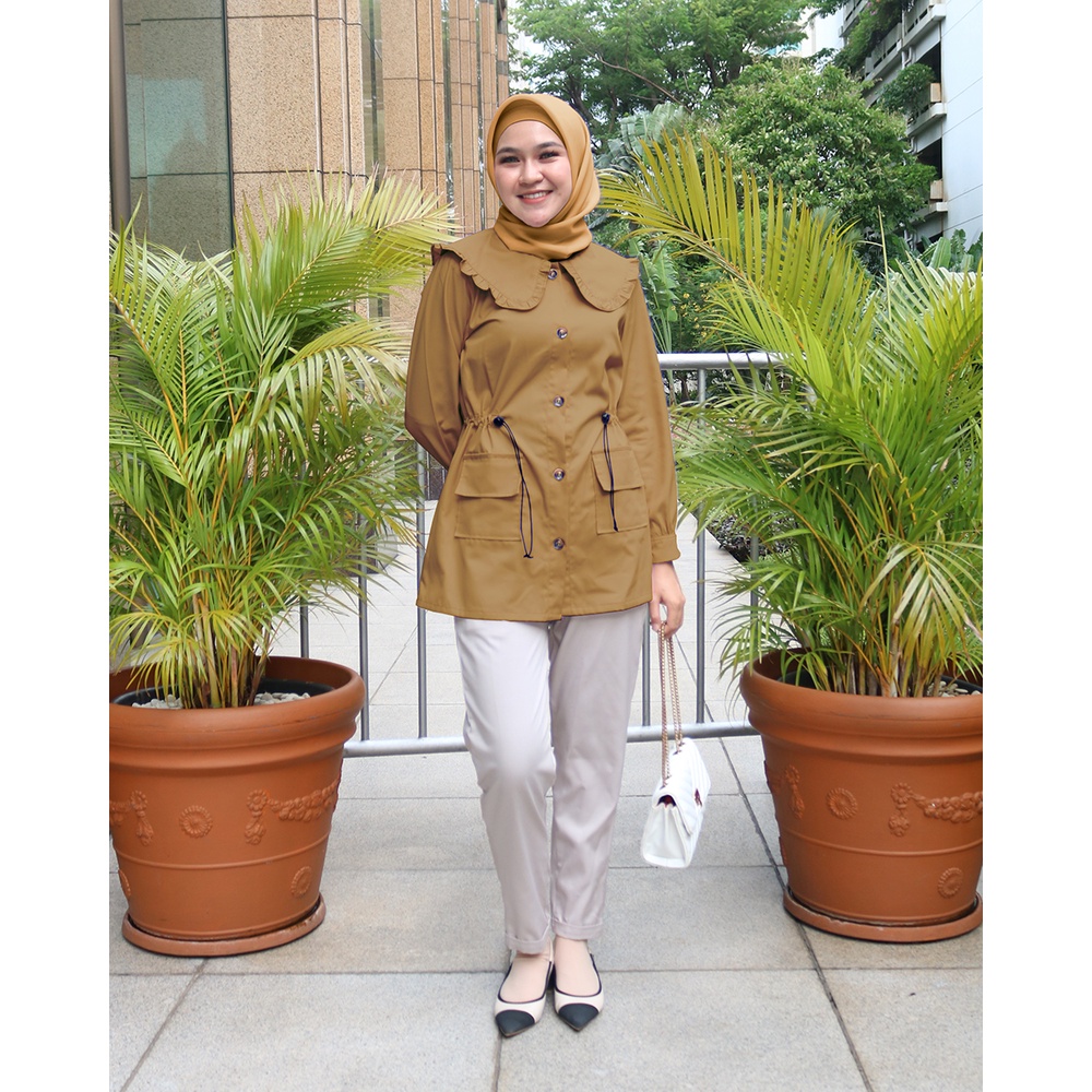 RIJEK MINOR JADE PARKA - Midi Parka by Hijab Mamah icis
