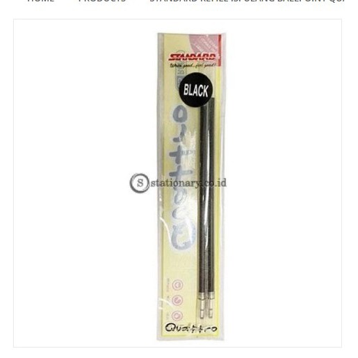 

Standard Refill Isi Ulang Ballpoint Quattro Retracable Pen 4 Colors 0.
