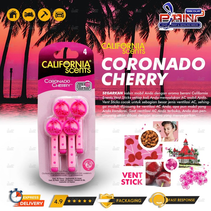 California Scents Vent Sticks - Coronado Cherry 200gr