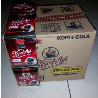 * NCC * Kopi Kapal Api Special Mix Bubuk Coffee Susu Mantap Gula Aren Secangkir Semangat - Kemasan Kecil