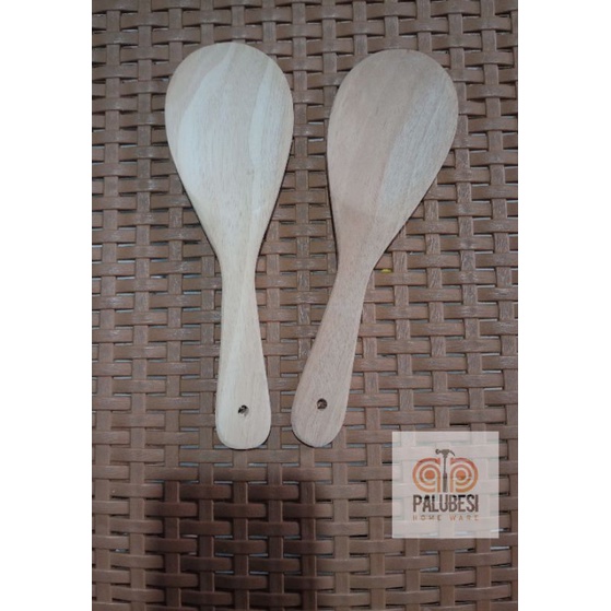 Centong Nasi Bahan Kayu Alami