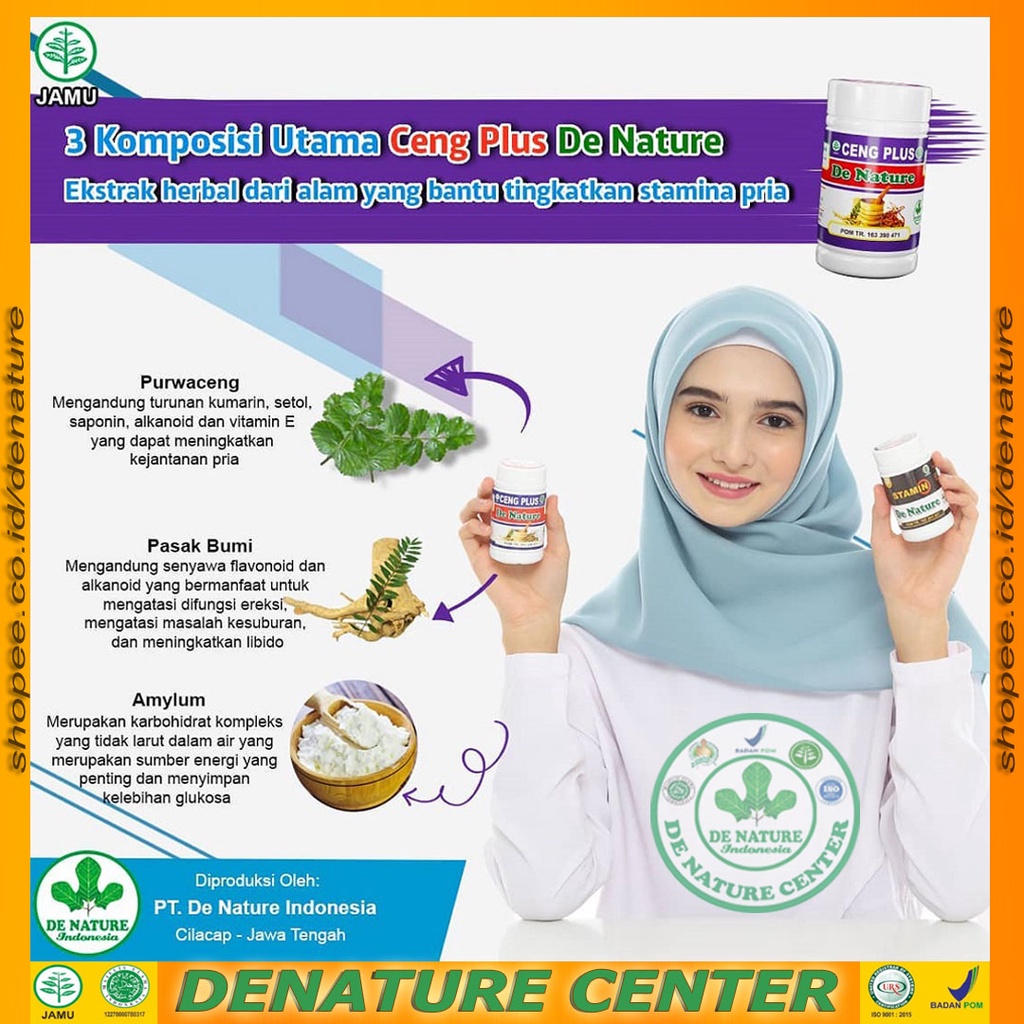 OBAT KUAT TAHAN LAMA | LEMAH SYAHWAT | EJAKULASI DINI | KATUP MANI BOCOR | CENG PLUS DE NATURE