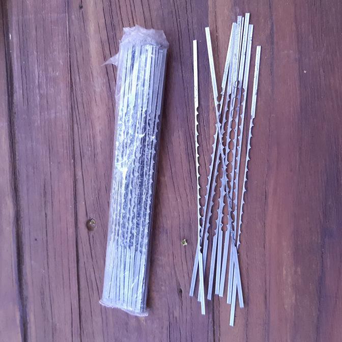 mata gergaji bobok kayu scroll saw gergaji ukir ukuran paling kecil panjang 18 cm