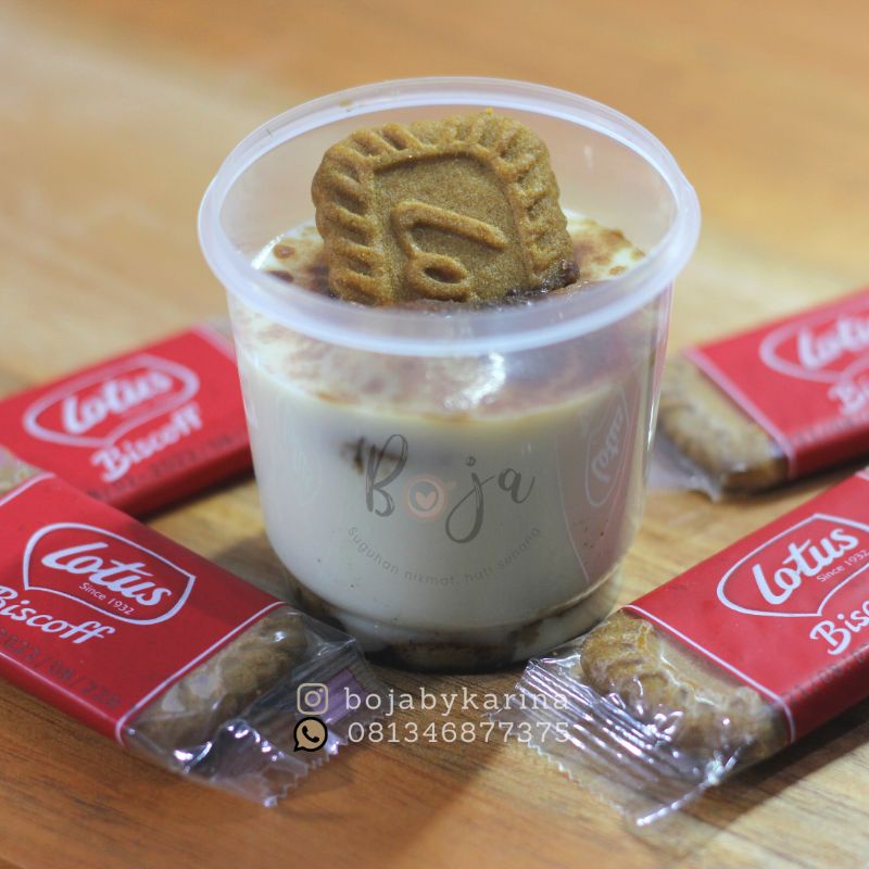 

Puding Mini Tiramisu Biscoff