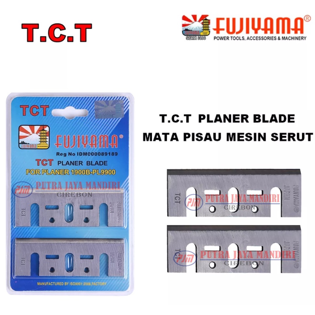 Mata Pisau Serut TCT Fujiyama/Mata Pisau Ketam/ TCT Planer Blade