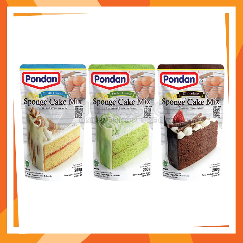 

Pondan sponge cake mix 200gr