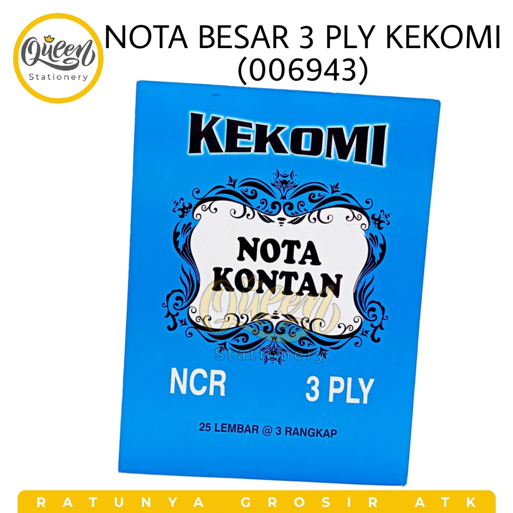 

NOTA BESAR 3 PLY KEKOMI / TANDA TERIMA / NOTA (006943)