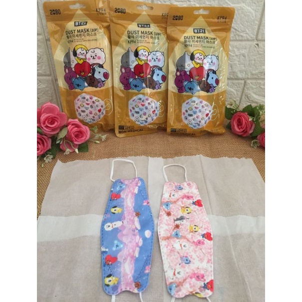 Masker KF94 Anak karakter