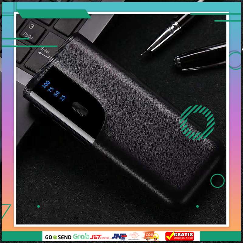 (BISA COD) FTIHSHP Smart Power Bank LCD Display 3 USB Port 20000mAh - PH50