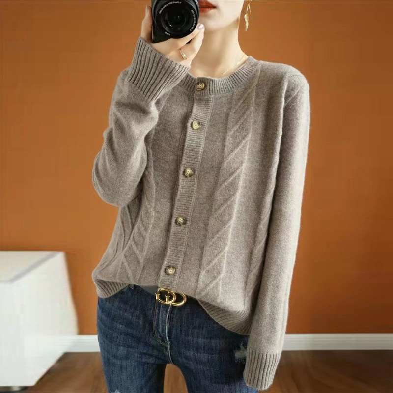 Cardigan Ji-Hyun Soft Knit Import - Cardigan Korea - Outer Rajut Wanita TM (MG0800)