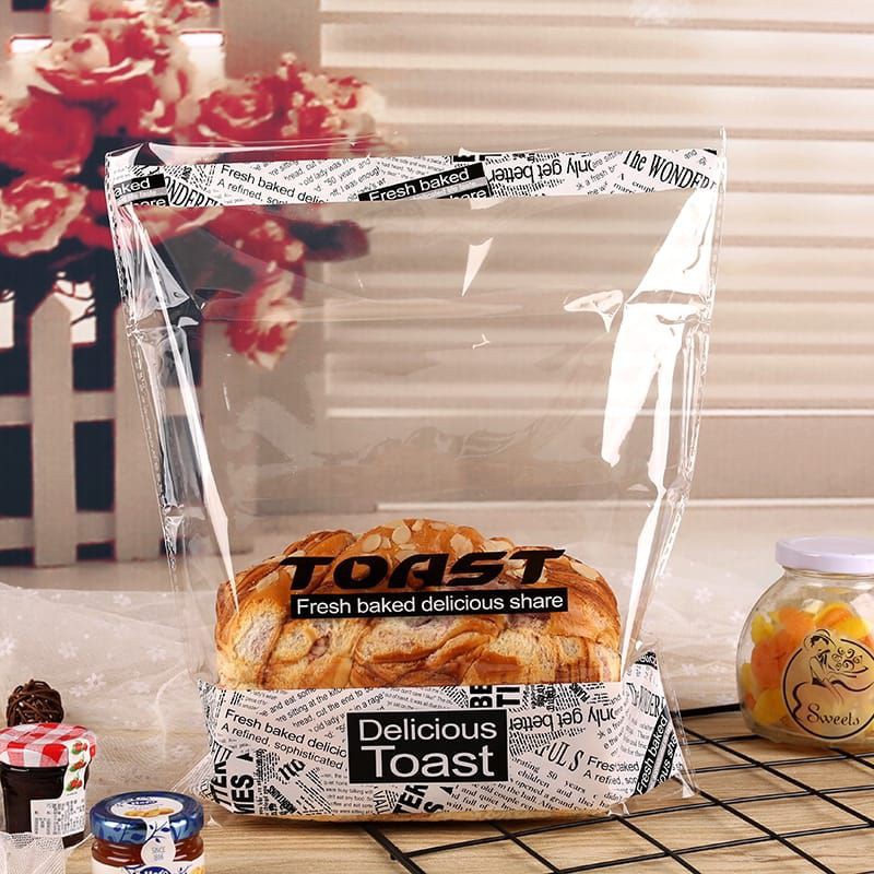 PLASTIK ROTI TAWAR | ROTI MANIS | ROTI SOBEK 25PCS PLASTIK ROTI LUCU NEW MOTIF