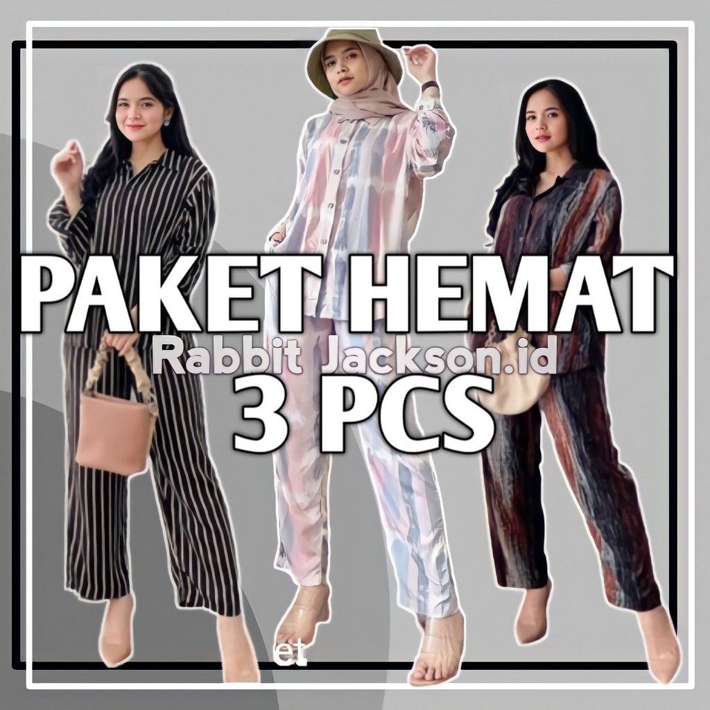 3 PCS PAKET HEMAT ONE SET RAYON