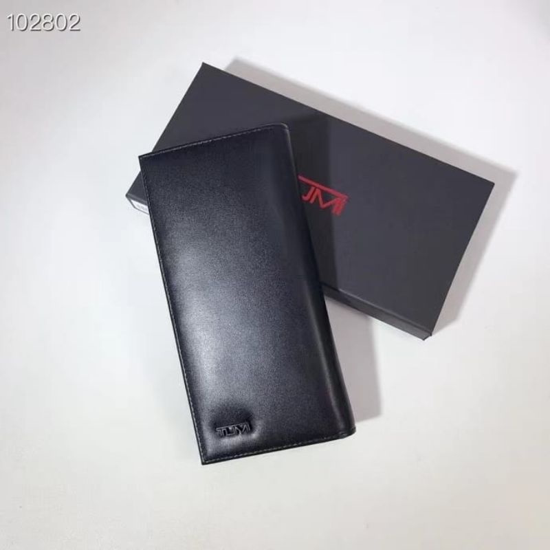 dompet tumi panjang wallet kulit asli leather lipat 2