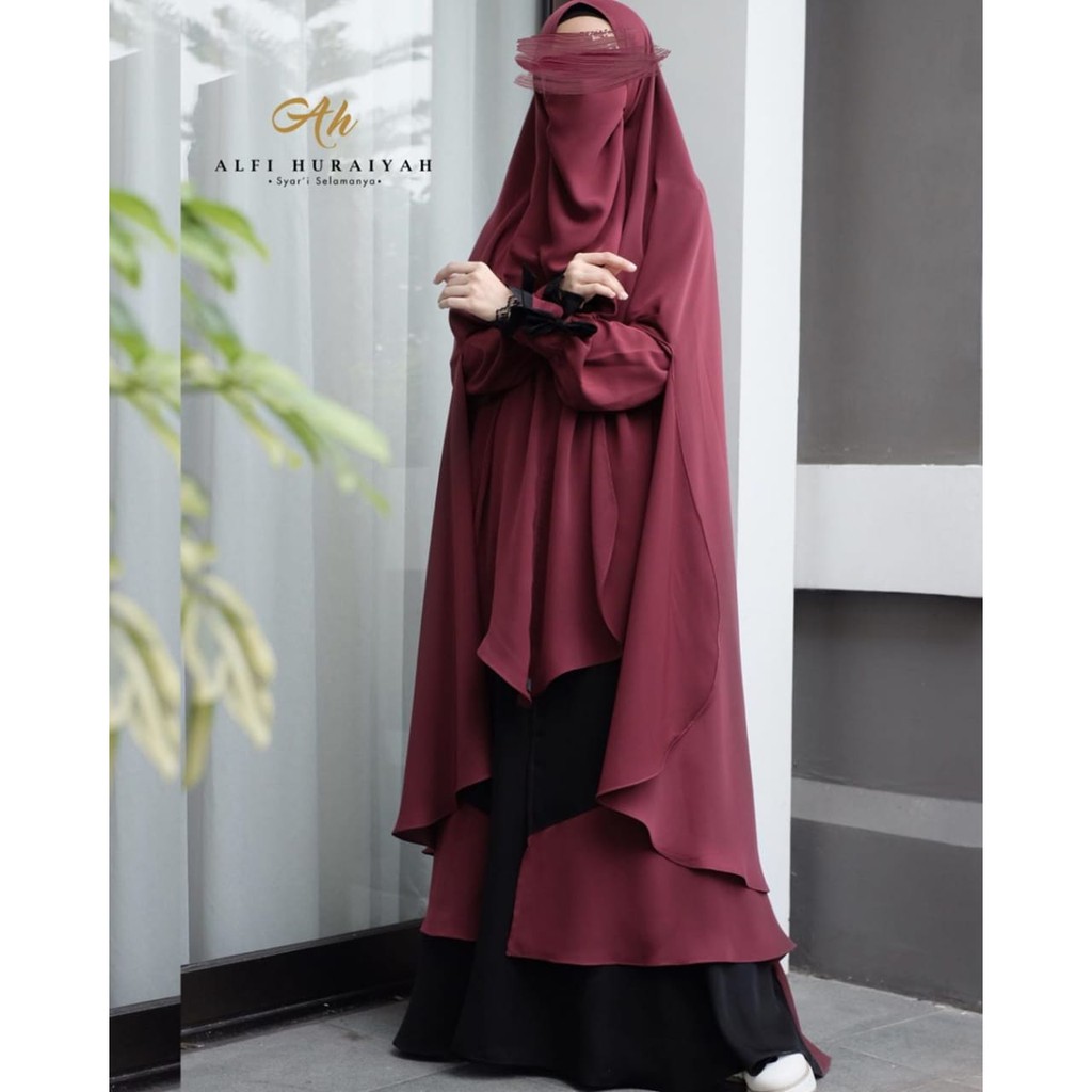 Gamis Set Seroja Alfi Huraiyah