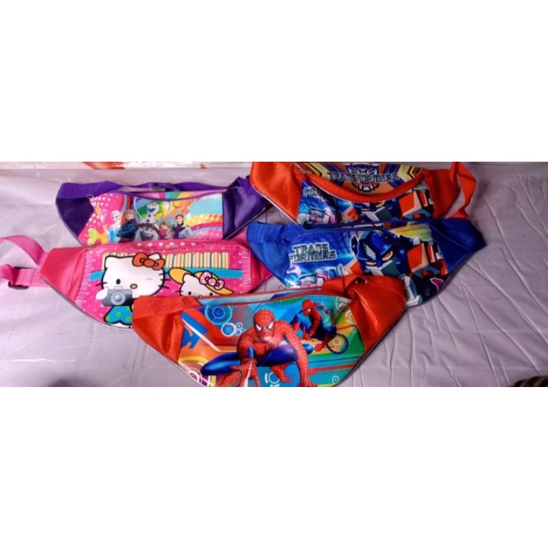 TASPINGGANG ANAK KARAKTER KUALITAS PREMIUM MUMER CEWE/COWO