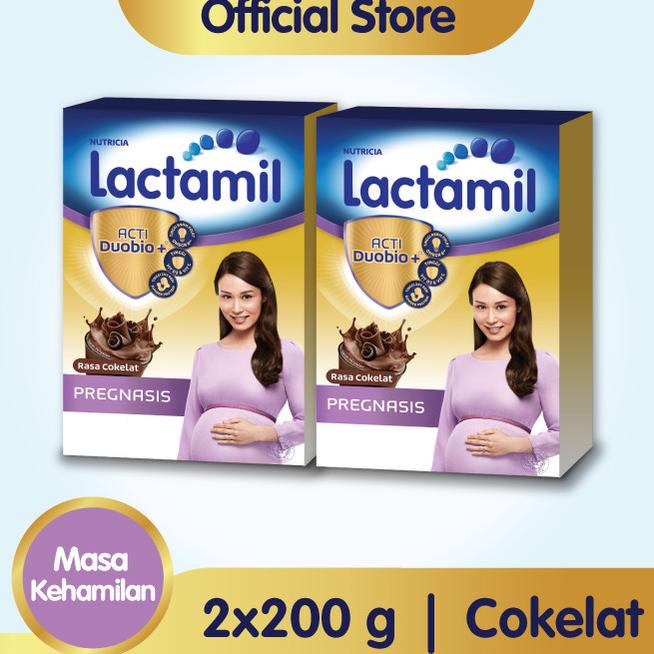 

PAKET ISI 2 - LACTAMIL PREGNASIS MINUMAN IBU HAMIL COKLAT 200GR