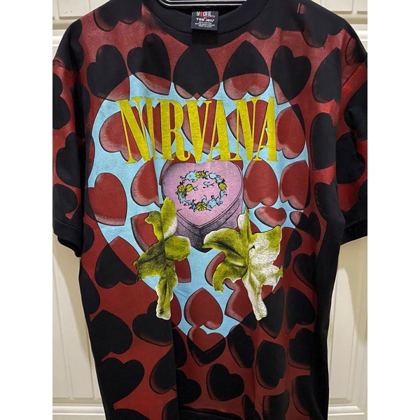 Nirvana Heart Shape Vintage T-shirt