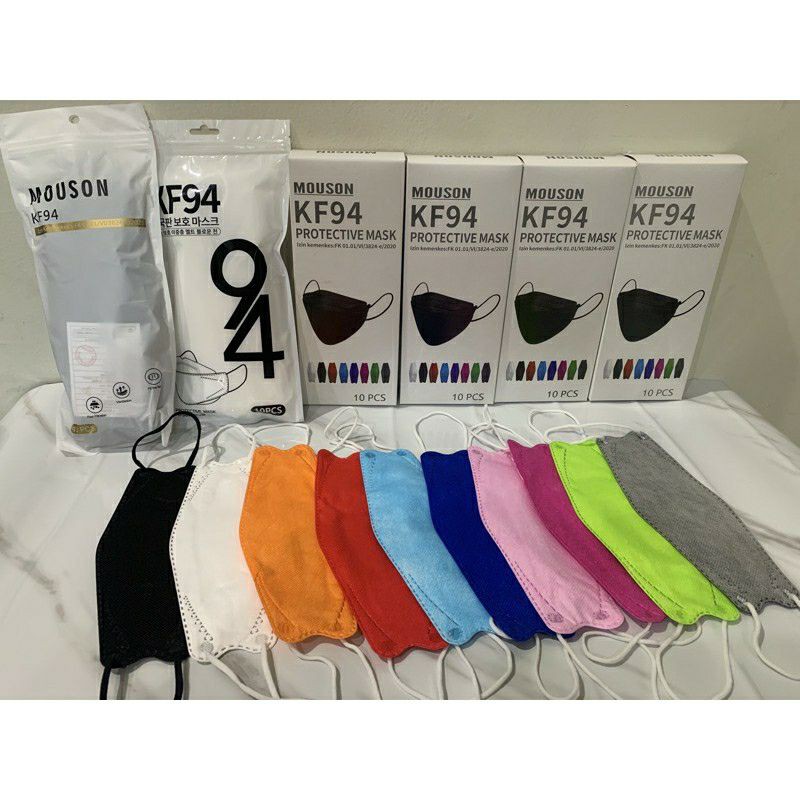 Masker kf94  mouson 4 lapis masker kf94 warna