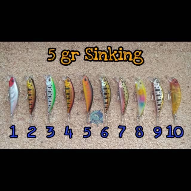 Lure Replika tsurinoya dw 63