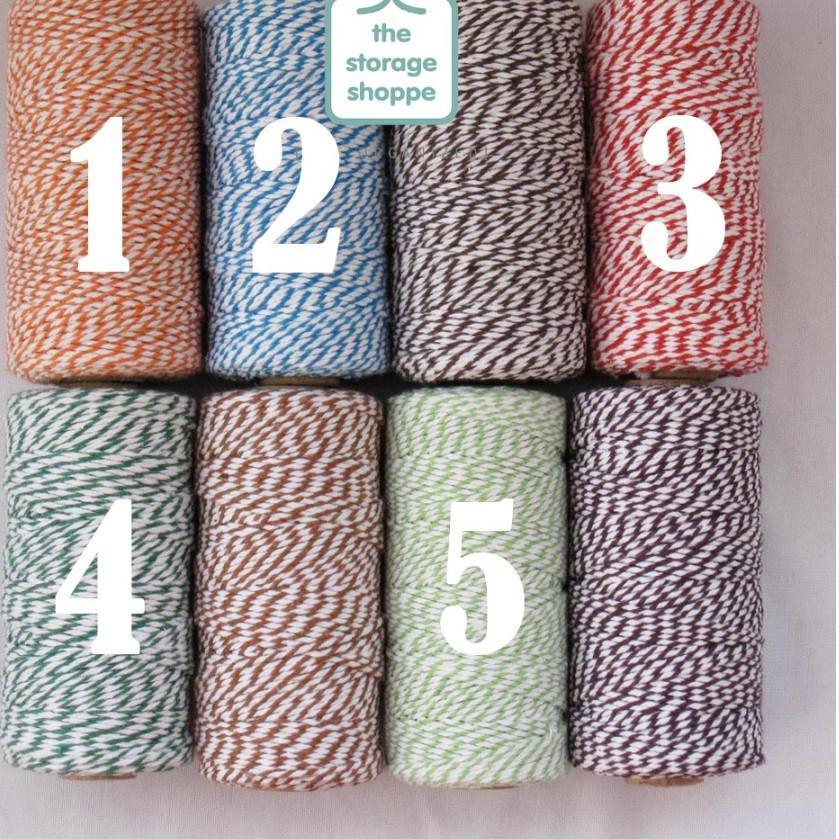 

Trend - The Storage Shoppe - Tali Kado Bakers Twine 100 meter 2 mm / Benang Ikat Katun 시