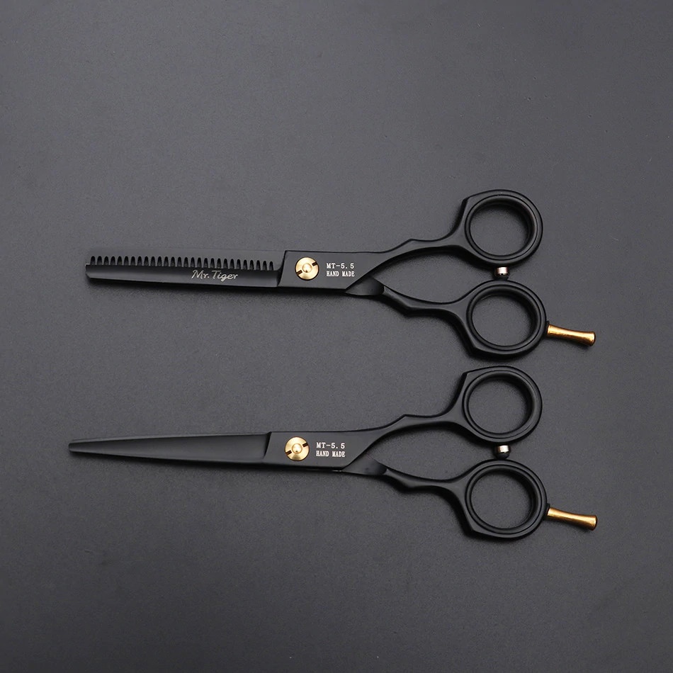 Gunting Rambut Professional Barber Hairdressing Scissors 6 Inch 2 PCS - 440C