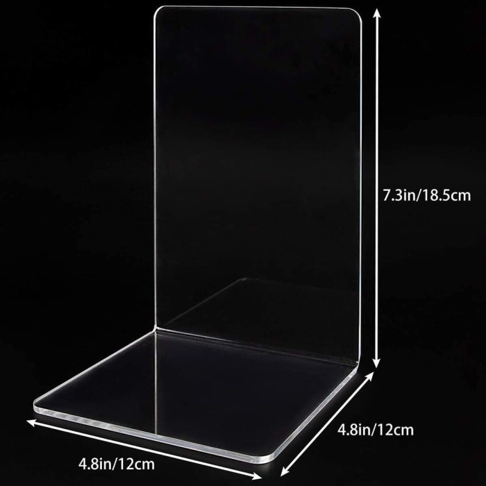 

Kusus Hari Ini Book Stand Acrylic 4Mm Ganjal Buku Acrylic Pembatas Buku Acrylic Berkualitas
