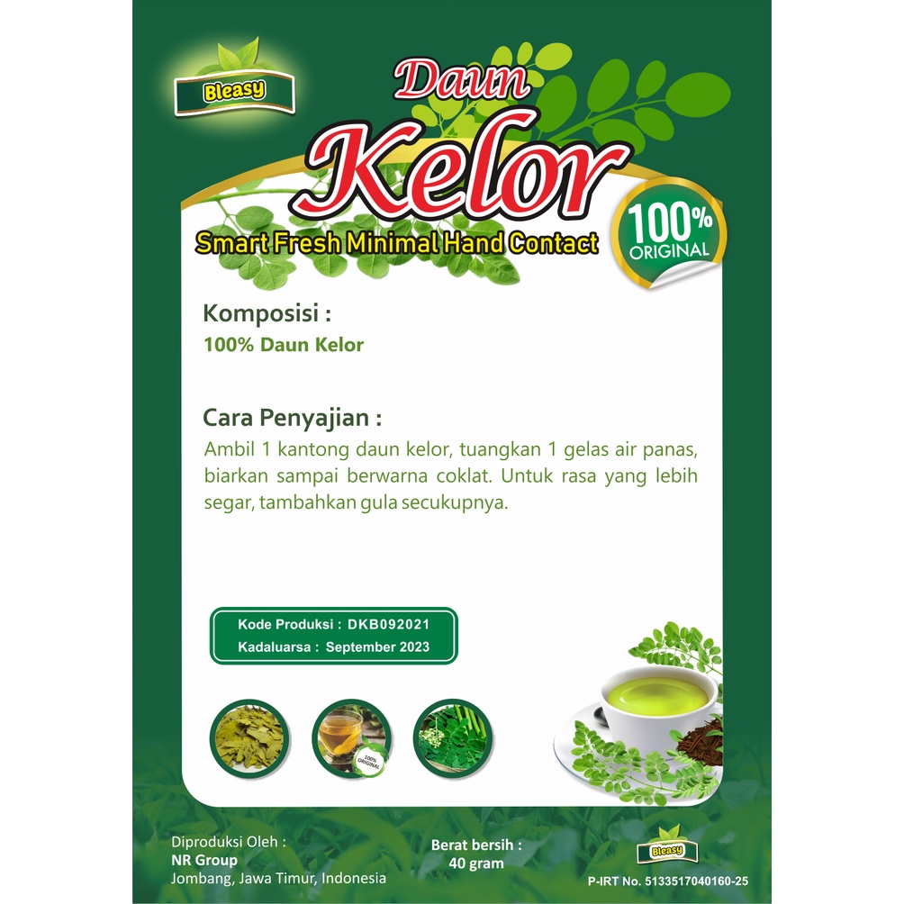 ⭐ BAGUS ⭐ BLEASY TEH DAUN KELOR | Teh Herbal Moringa Menurunkan Kolesterol Diet