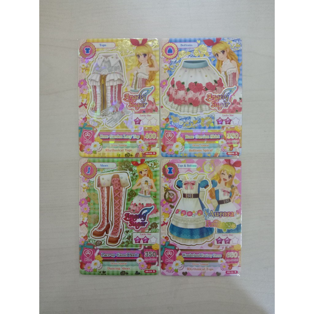 Aikatsu Rare S1V6 Rose Garden Set