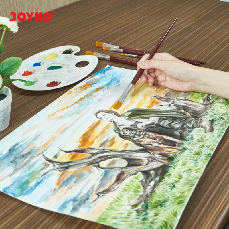 Brush joyko BR4 Kuas Cat Air joyko BR 4 brush Cat Minyak kuas Lukis Acrylic Joyko BR-4