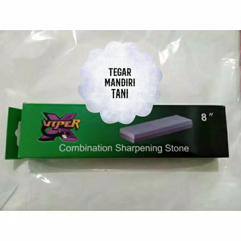 BATU PENGASAH VIPER 8" / BATU ASAH Viper panjang /ungkal viper hijau