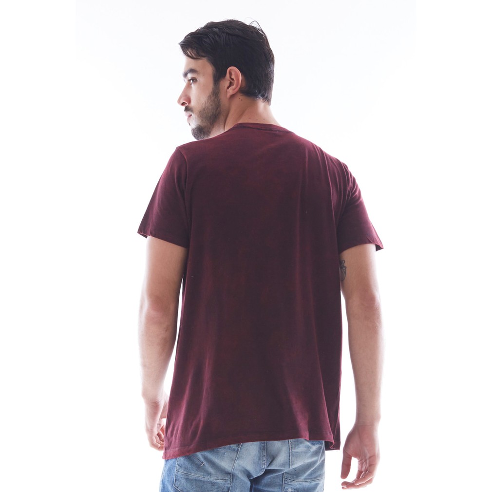 Best Quality  Tendencies Kaos Polos WASHED BLACK TEE RED