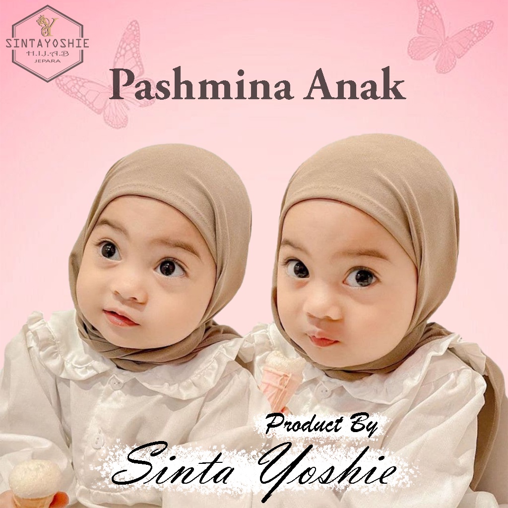 (AISHA) Jilbab Anak Aisha / Pashmina Instan Anak Jersey Premium