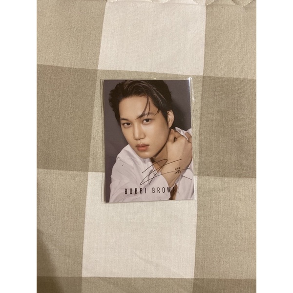 kai x bobbi brown photocard