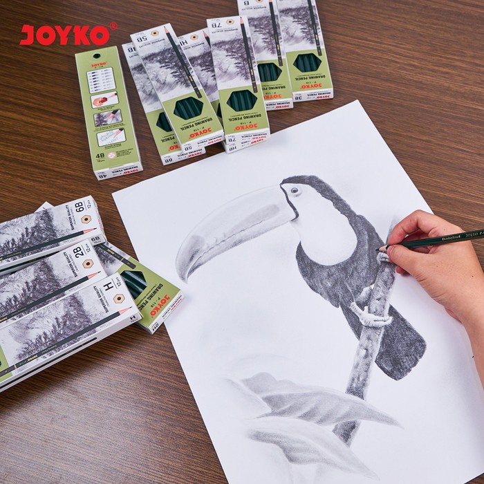 

Sketsagambar- 14Pcs Pensil Gambar Drawing Pencil Set Joyko P-118-14 Sketch Atk1106Jy -Buku-Gambar-