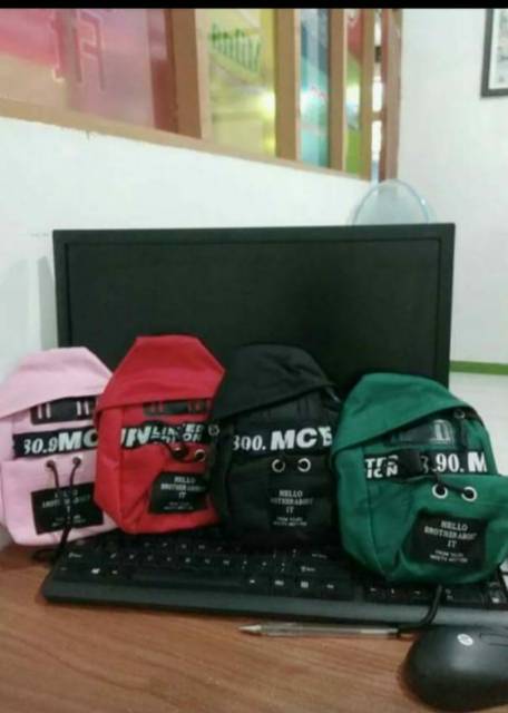 Waistbag - TRM WATERPROOF LIPAT 1AX802 Oranye. Bisa di Lipat. Parasut Y18 Pria Terlaris Termurah!!!!