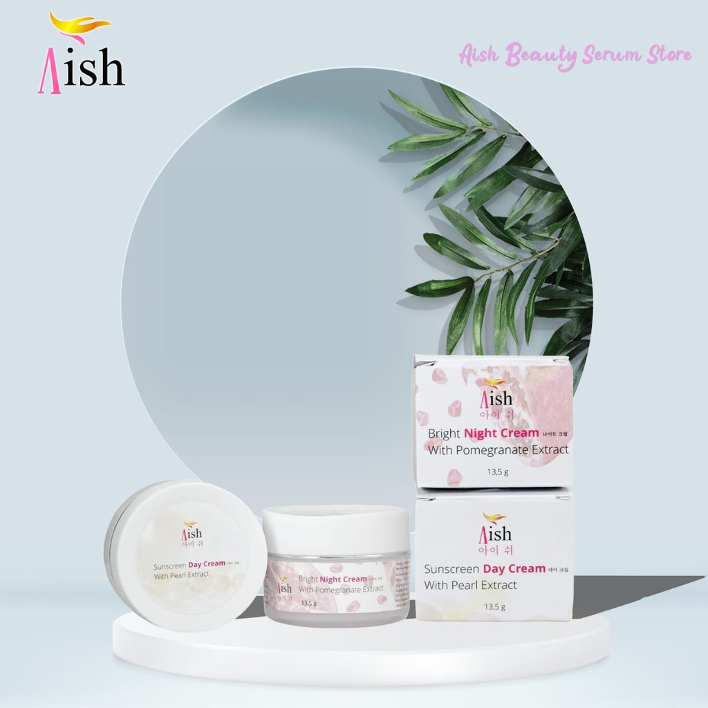 AISH ORIGINAL SKINCARE DAY SUNSCREEN & NIGHT CREAM