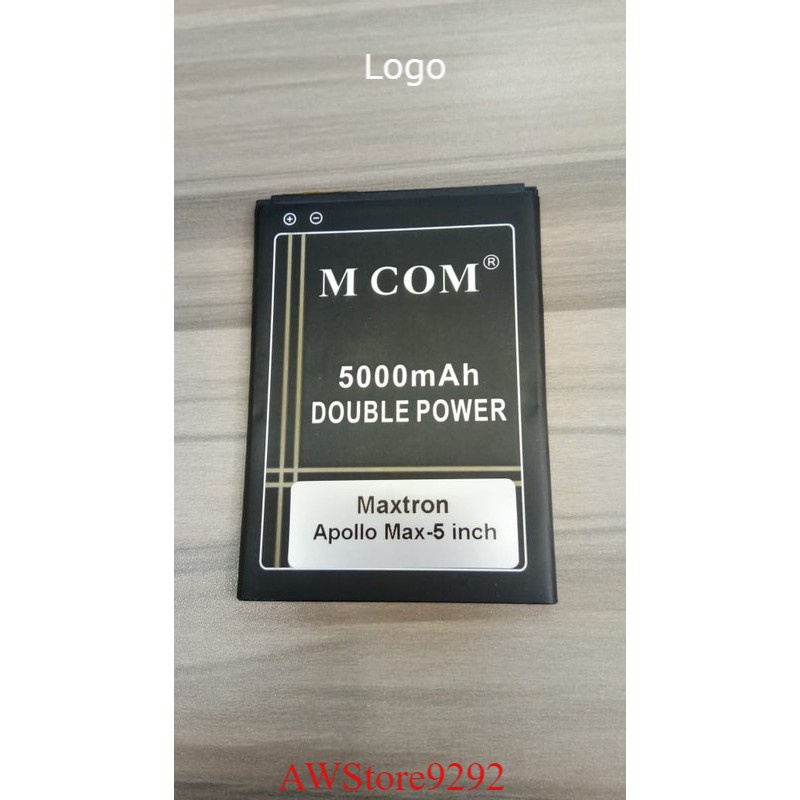 Mcom Battery Batre Baterai Double Power Mcom Maxtron Apollo Max - 5 inch