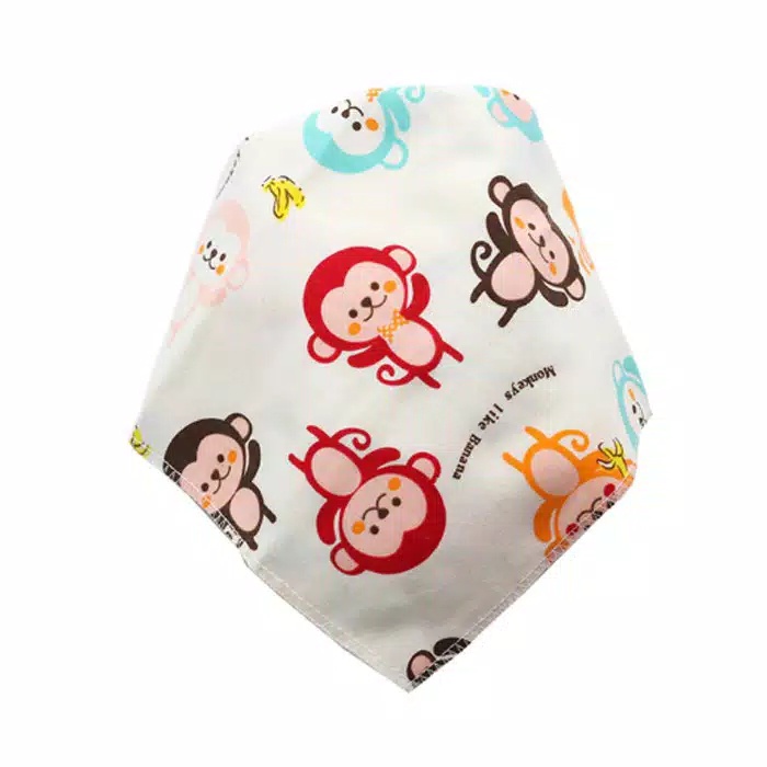 BIB SLABBER BAYI / BABY SLABBER / CELEMEK MAKAN BAYI / TATAKAN LIUR BAYI KATUN LEMBUT