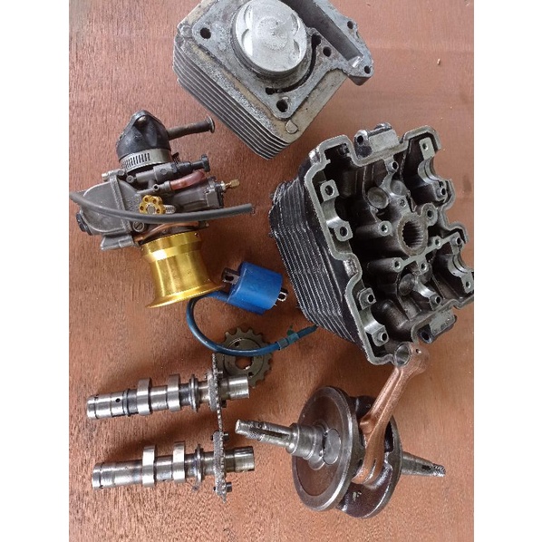 Paketan mesin balap Satria Fu 250cc