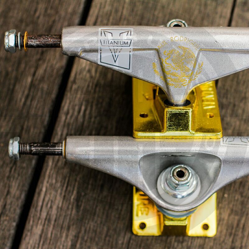 VENTURE Skateboard Trucks P-Rod Golden Eagle Pro V-Titaniums (Set of 2 Trucks)